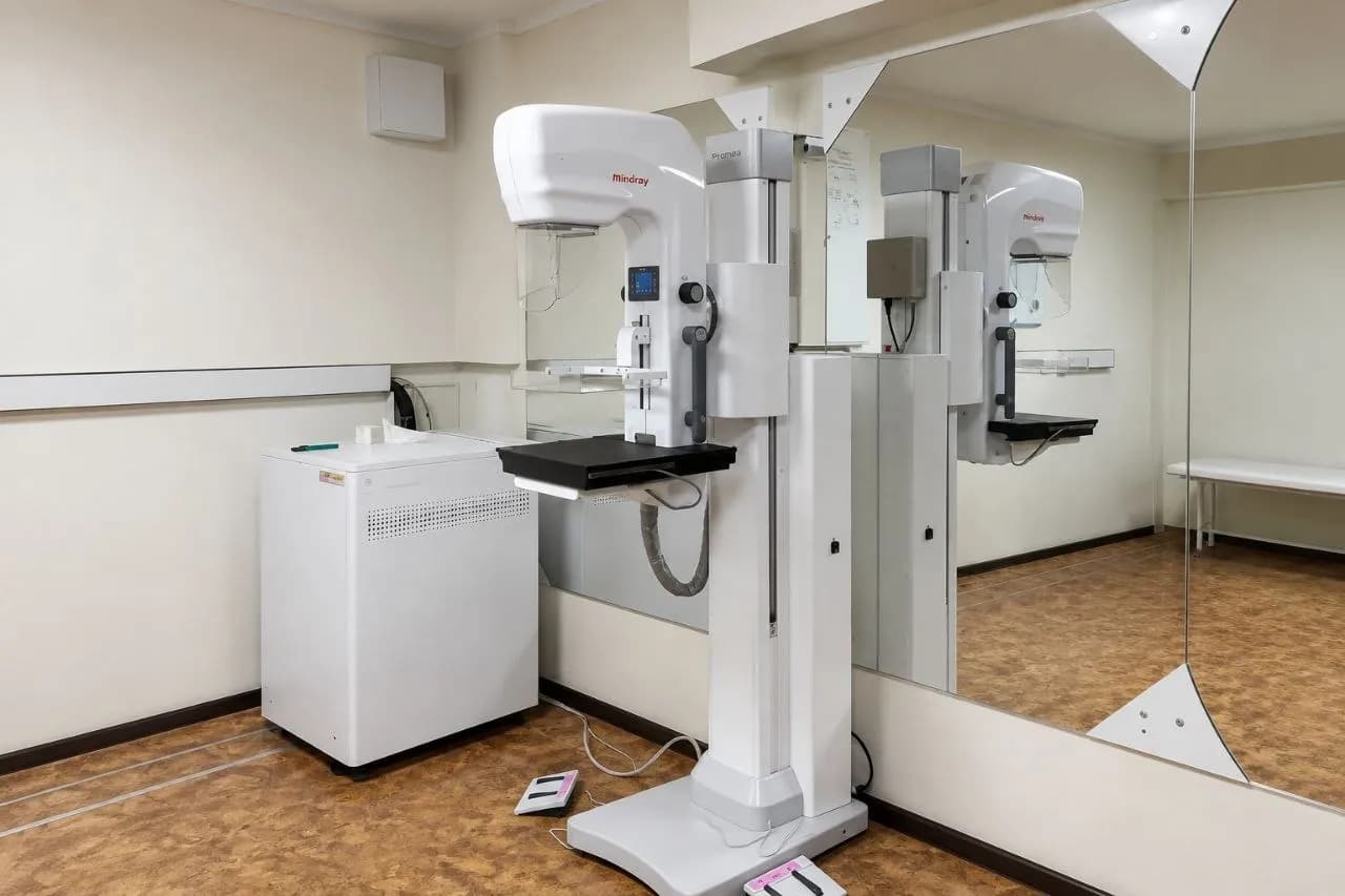 Цифровой маммограф Mindray Promea в кабинете клиники Краснодара