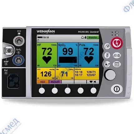 Дефибриллятор с функцией мониторинга Weinmann MEDUCORE Standard²